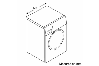 Lave-linge hublot BOSCH SERENITY Série 6 WGG244ASFR I-DOS